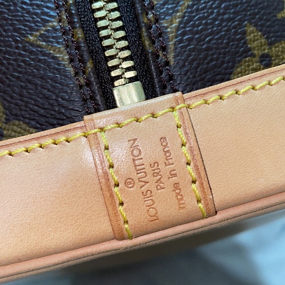 Alma PM Monogram Canvas Top Handle Bag - Picture 9 of 15